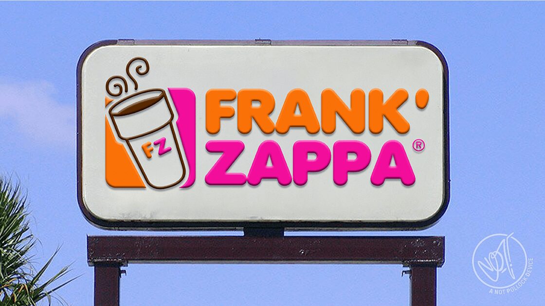 Not Pollock - Logo Parody - FZ Dunkin Donuts